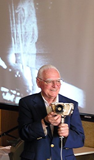 Stan Lebar with the camera