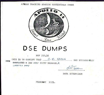 DSE Dump cert