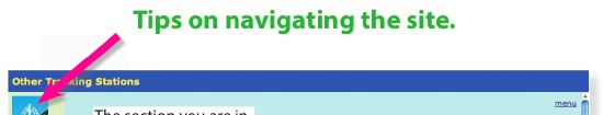 Navigation tips