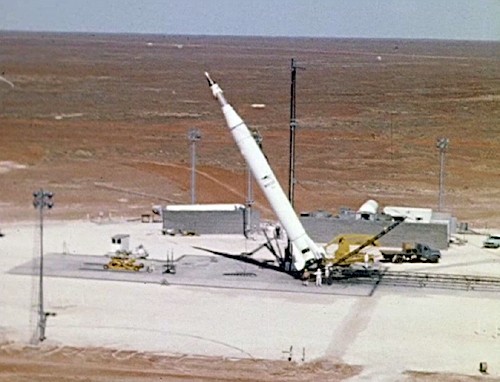 Raising the launch vehicle