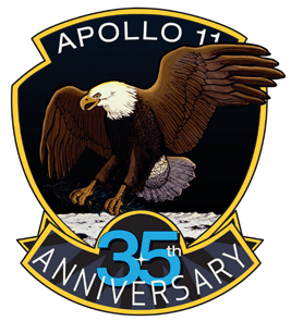35th anniversary logo - courtesy of NASA