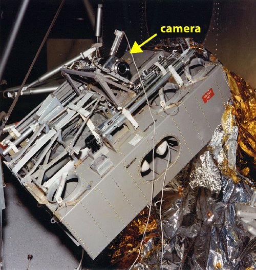 TV camera mounted on the MESA