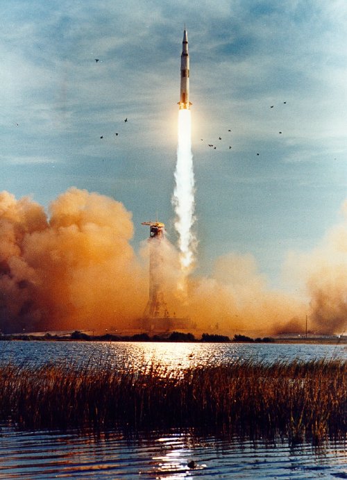 Apollo 8 launch.