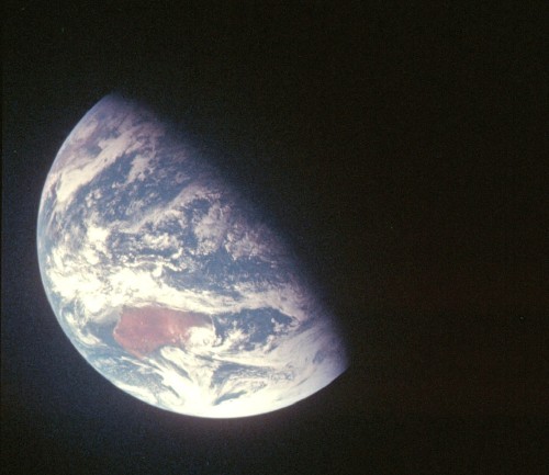 Australia from Apollo 8