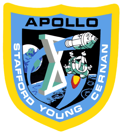 Apollo 10 logo - scanned by Hamish Lindsay
