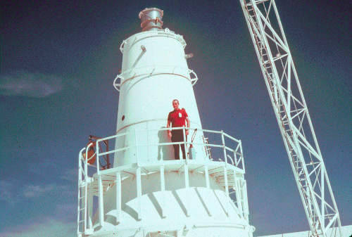 Tom Sheehan on the Mars antenna 1968