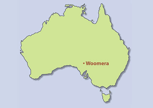 Woomera location